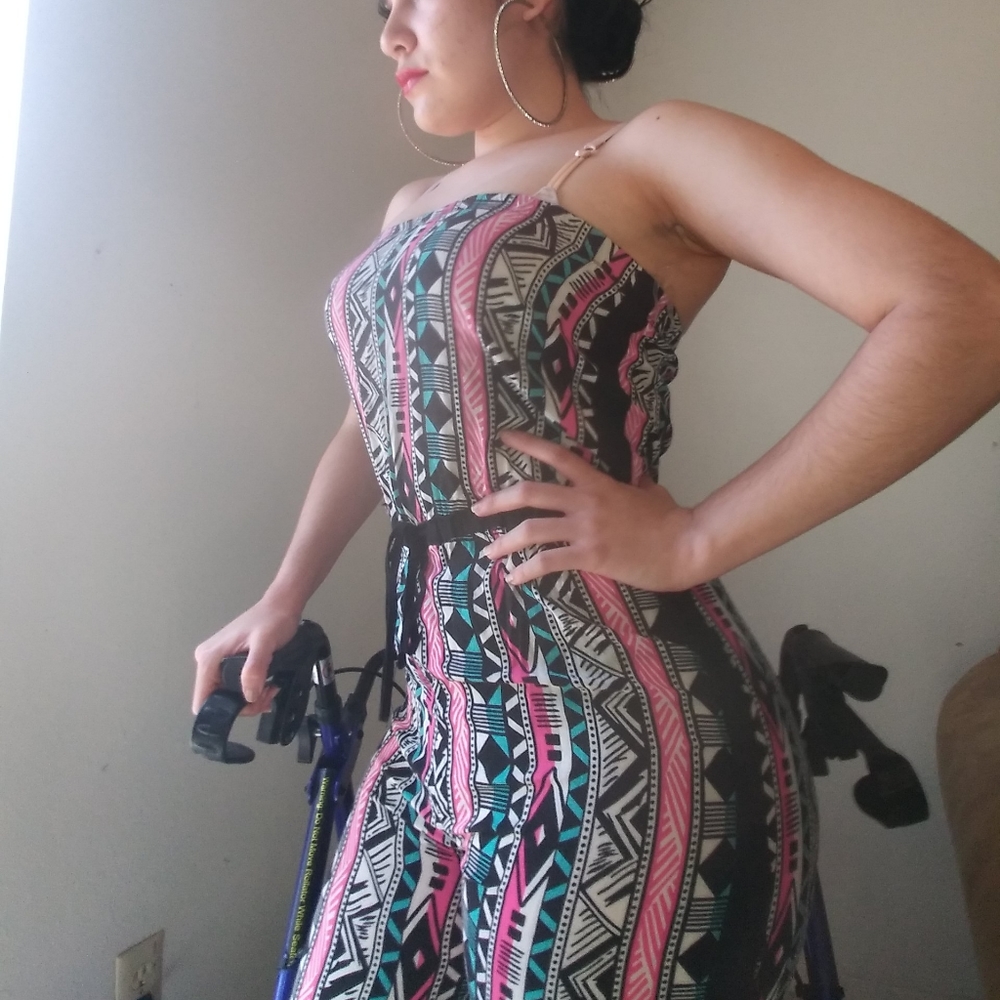 Colorful Pattern Romper - image 5